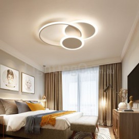 Modern Contemporary Round Aluminum Alloy Flush Mount Ceiling Light