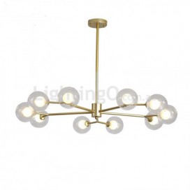 Modern Contemporary Magic Bean Glass Chandelier