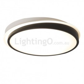 Modern Contemporary Stainless Steel Flush Mount Ceiling Light