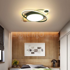 Modern Contemporary Round Aluminum Alloy Flush Mount Ceiling Light