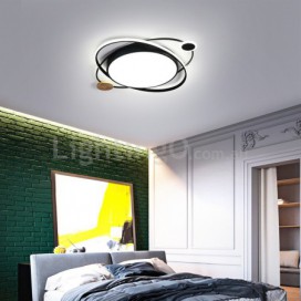 Modern Contemporary Round Aluminum Alloy Flush Mount Ceiling Light