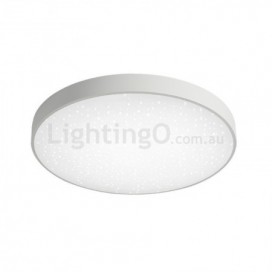 Modern Contemporary Ultra-thin Round Stainless Steel Flush Mount Ceiling Light