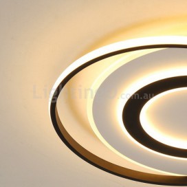 Modern Contemporary Round Aluminum Alloy Flush Mount Ceiling Light