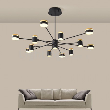 Modern Contemporary Stainless Steel Chandelier