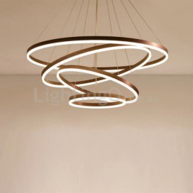 Modern Contemporary Ring Zinc Alloy Pendant Light