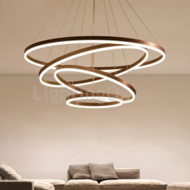 Modern Contemporary Ring Zinc Alloy Pendant Light