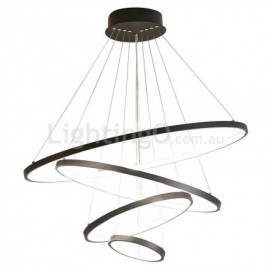 Modern Contemporary Ring Stainless Steel Pendant Light