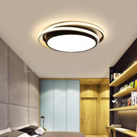Modern Contemporary Stainless Steel Flush Mount Ceiling Light