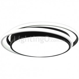 Modern Contemporary Stainless Steel Flush Mount Ceiling Light