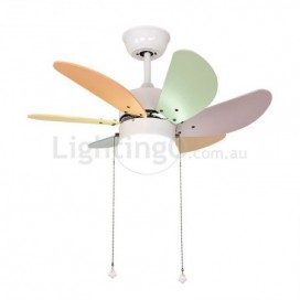 Modern Contemporary Children's Room Stainless Steel Ceiling Fans with Light