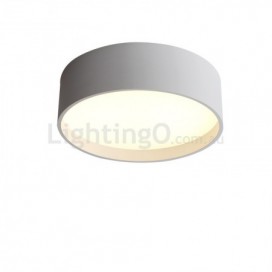 Modern Contemporary Round Stainless Steel Flush Mount Ceiling Light