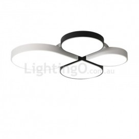 Modern Contemporary Macaron Children's Room Stainless Steel Flush Mount Ceiling Light