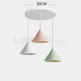 Modern Contemporary Round Stainless Steel Pendant Light