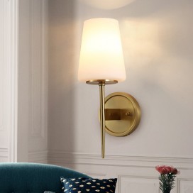 Fine Brass 1 Light Wall Sconce