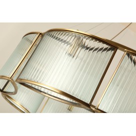 Fine Brass 6 Light Chandelier