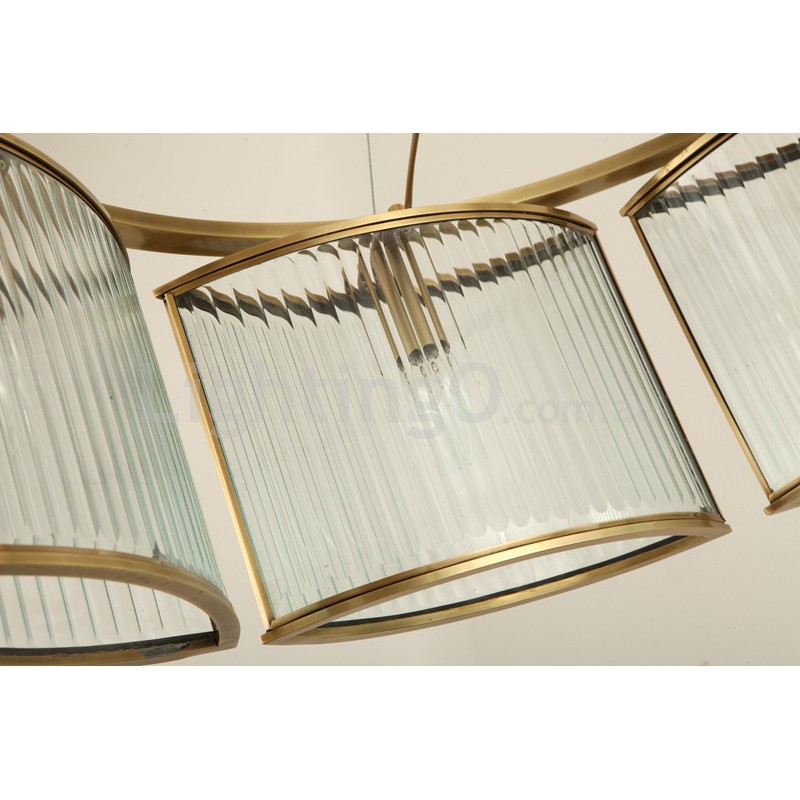 Brass drum hotsell shade chandelier