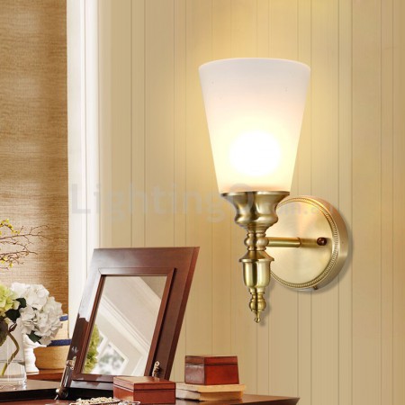 Fine Brass 1 Light Wall Sconce