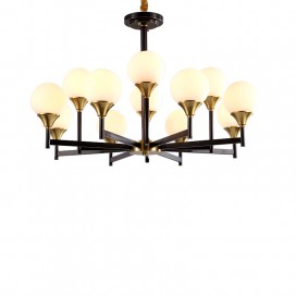 Fine Brass 12 Light Chandelier