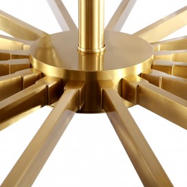 Fine Brass 12 Light Chandelier