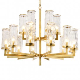 Fine Brass 18 Light Chandelier