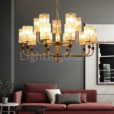 Fine Brass 15 Light Chandelier