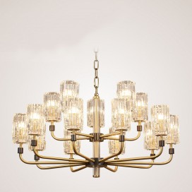 Fine Brass 15 Light Chandelier