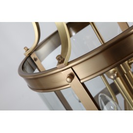 Fine Brass 5 Light Chandelier