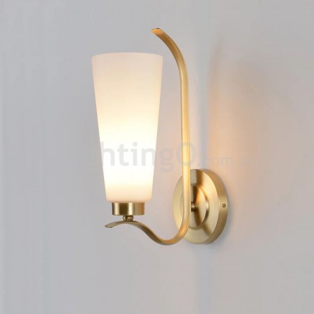 Fine Brass 1 Light Wall Sconce