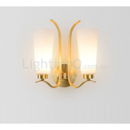 Fine Brass 2 Light Wall Sconce