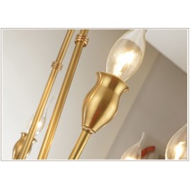 Fine Brass 6 Light Chandelier