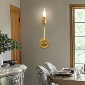 Fine Brass 1 Light Wall Sconce