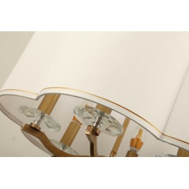 Fine Brass 6 Light Chandelier