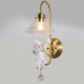 Fine Brass 1 Light Wall Sconce