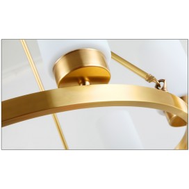 Fine Brass 6 Light Chandelier