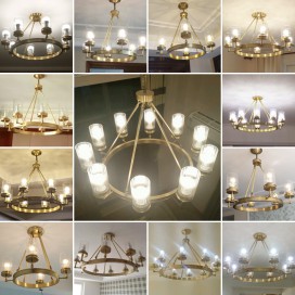 Fine Brass 12 Light Chandelier