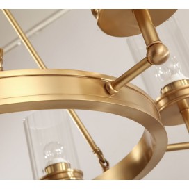 Fine Brass 12 Light Chandelier