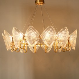 Fine Brass 14 Light Chandelier