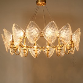 Fine Brass 14 Light Chandelier