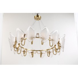 Fine Brass 14 Light Chandelier