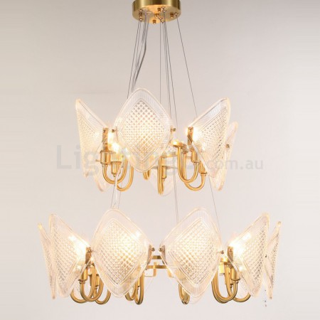 Fine Brass 16 Light Chandelier