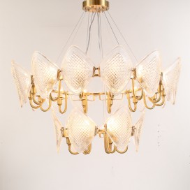 Fine Brass 20 Light Chandelier