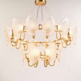 Fine Brass 20 Light Chandelier