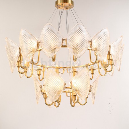 Fine Brass 20 Light Chandelier