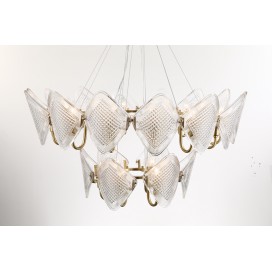 Fine Brass 20 Light Chandelier