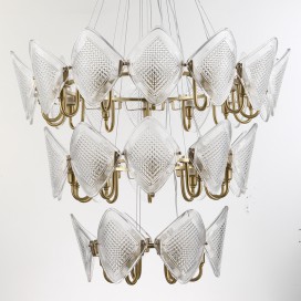 Fine Brass 30 Light Chandelier