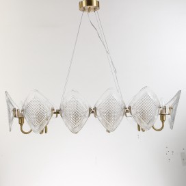 Fine Brass 10 Light Chandelier