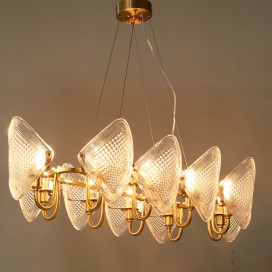 Fine Brass 10 Light Chandelier