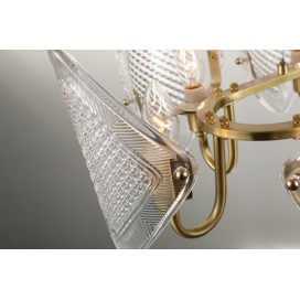 Fine Brass 10 Light Chandelier