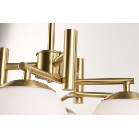 Fine Brass 6 Light Chandelier