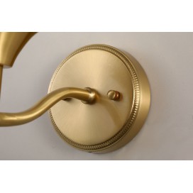 Fine Brass 1 Light Wall Sconce with Ball Glass Shades